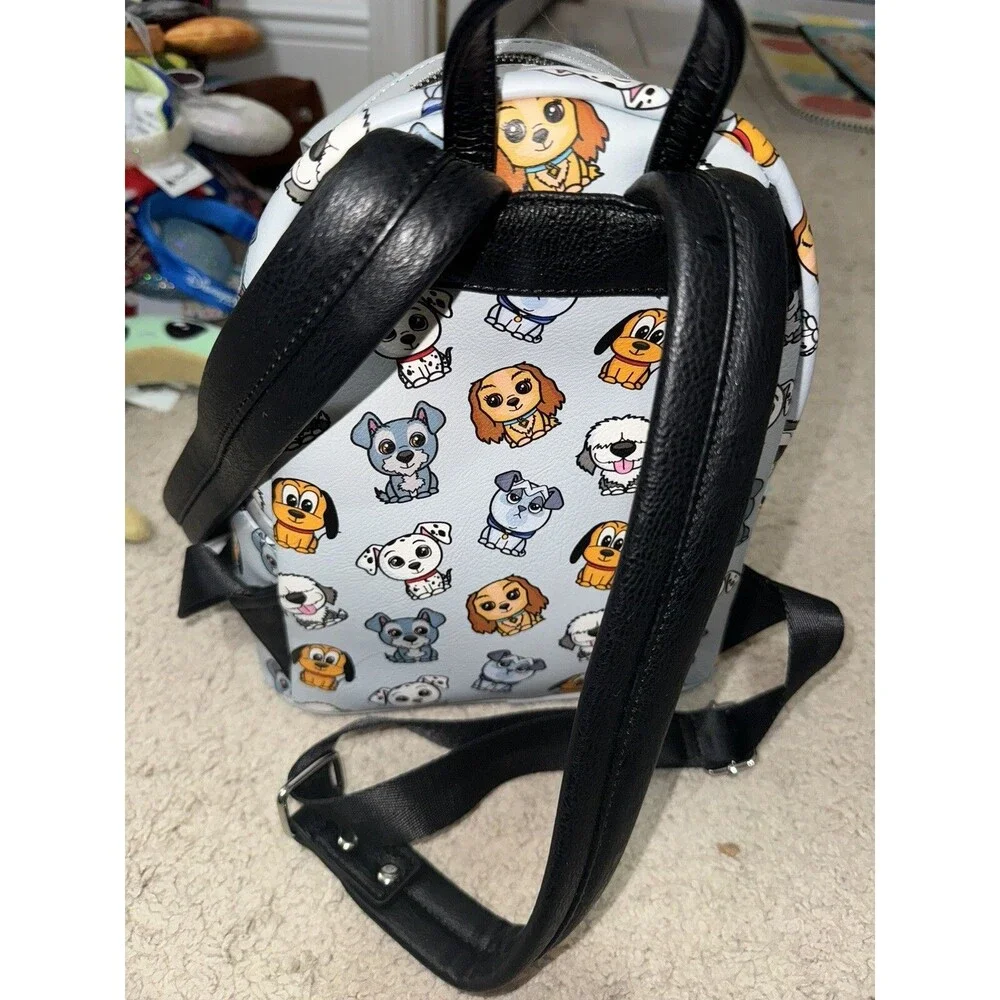Disney Parks Exclusive Loungefly Disney Dogs All Over Print Mini Backpack HTF